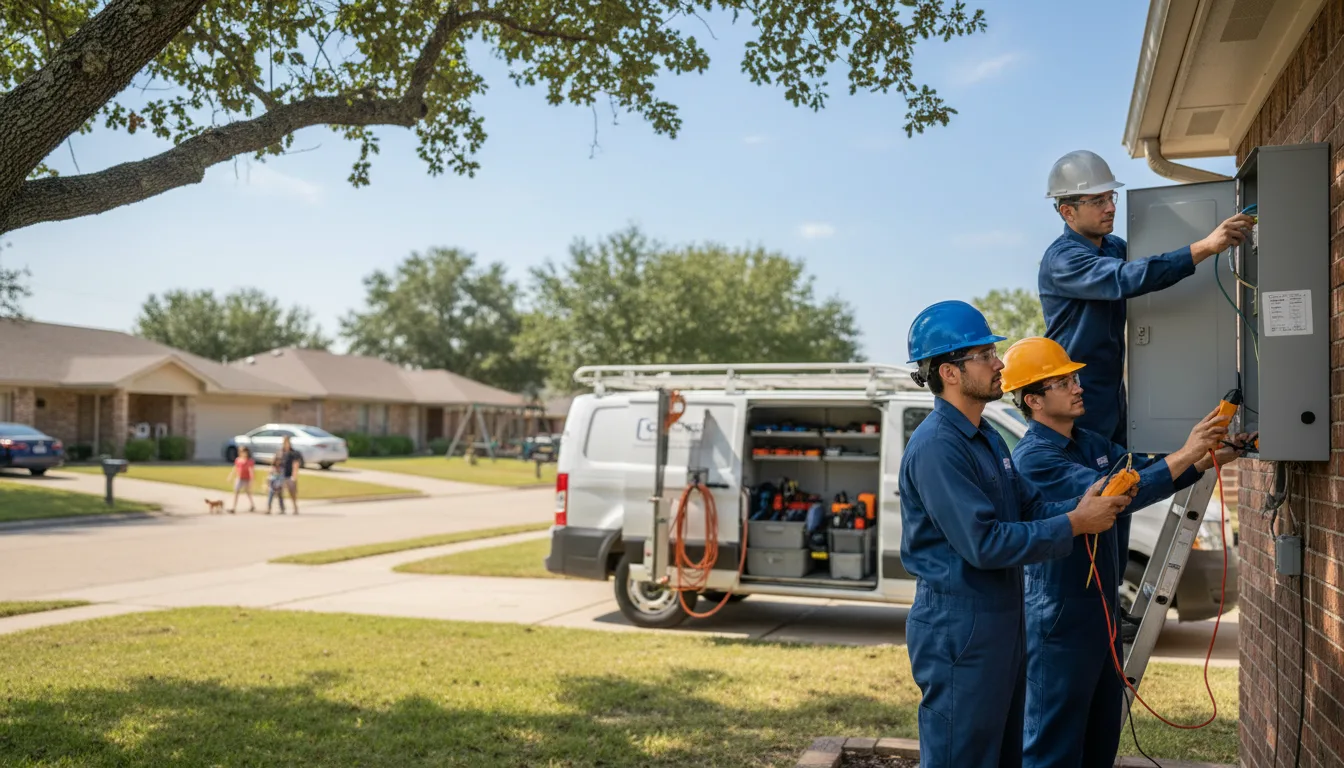 Certified electrician providing emergency electrical services in Horsham, PA
